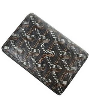 GOYARD ゴヤール カードケース 黒x茶x白等(総柄) 4503825L0003