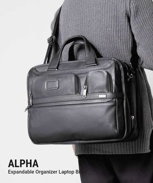 TUMI ALPHA Expandable Organizer Laptop Brief ブリーフケース