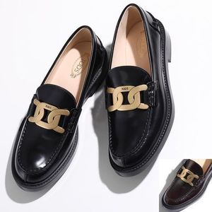 TODS ローファー XXW59C0EN90 ケイト メタルチェーン