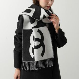 CHANEL マフラー AAA609 B18651 ストール ココマーク