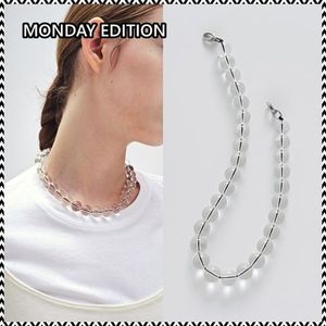 《MONDAY EDITION》 CRYSTAL CLEAR NECKLACE