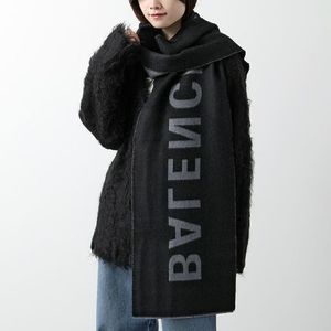 BALENCIAGA マフラー 530047 420B0 ウール