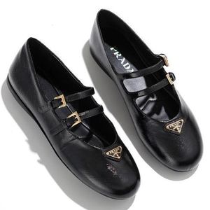PRADA バレエシューズ 1F794N 3A9S ダブルストラップ
