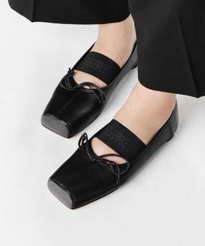 MM6 FLATS Ballet Shoes S59WZ0103 P3628 バレエシューズ