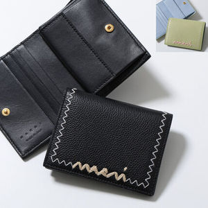 MARNI 二つ折り財布 PFMOQ14Q11 P6533 ロゴ刺繍