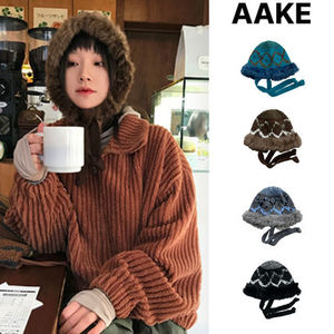 【AAKE】NORDIC FUR STRAP HAT
