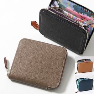 HERMES 二つ折り財布 アザップ シルクイン コンパクト