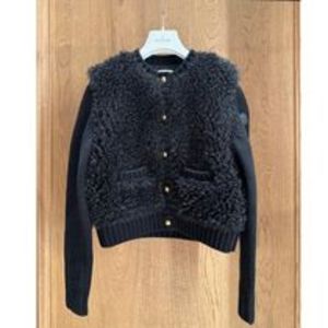Moncler パッド入りウール&テディカーディガン カーディガン