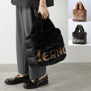 HERNO ハンドバッグ BAG00011D 12422 フェイクファー