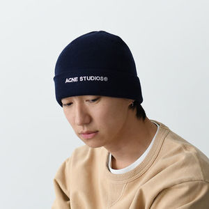 【国内即発】ACNE STUDIOS ロゴビーニー