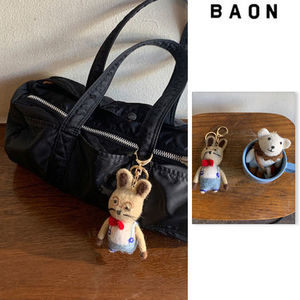 【BAON】Pankoy Wool Felt Animal Keyring - 100 Wool