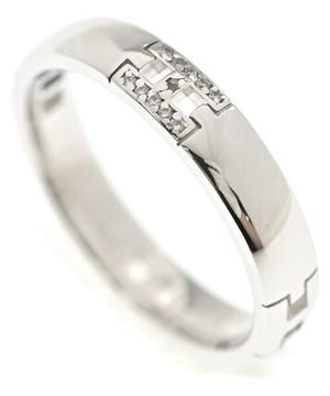 HERMES エルメス リング K18WG 49 4800325Y0015