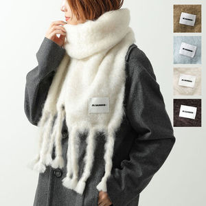 JIL SANDER+ マフラー J40TE0132 J40041 フリンジ