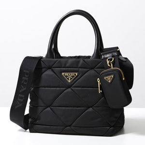 PRADA トートバッグ 1BG373 RDJN ナイロン 三角ロゴ