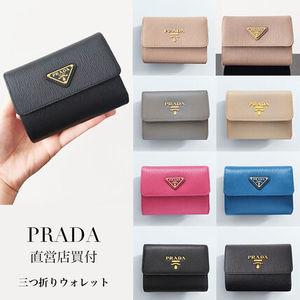 PRADA 三つ折りコンパクトウォレット