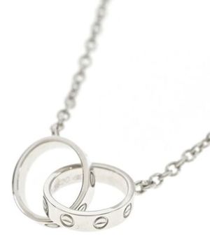 Cartier カルティエ ネックレス K18WG - 4801025E0020