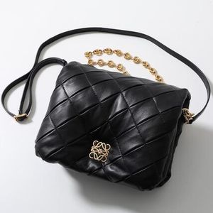 LOEWE ショルダーバッグ Puffer Goya Woven A896P41X14