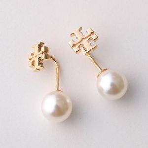 TORY BURCH ピアス Pearl Front-Back Earring 171097