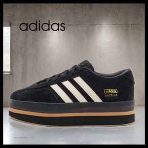 【adidas】Gazelle Stack Shoes ガゼル スニーカー レザー