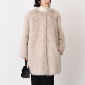 【国内即発】Max Mara Studio EROS エコ ファー コート