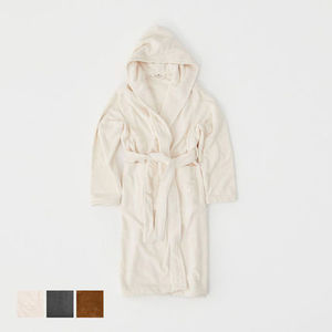 テクラ バスローブ HOOD BATHROBES SOLID ブラック 3サイズ