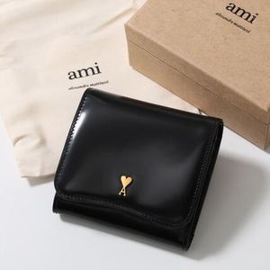 ami paris 二つ折り財布 USL708.AL0139 コンパクトウォレット