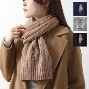 Polo Ralph Lauren マフラー PC1296 テディベア ロゴ刺繍