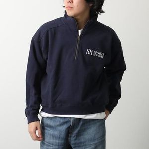 SPORTY&RICH トレーナー QZAW235 JFK クォータージップ