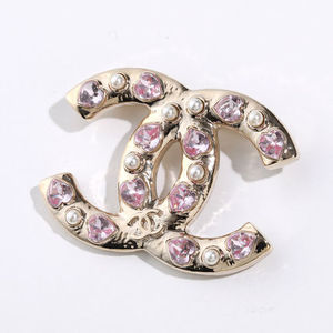 CHANEL ブローチ AB8219 B08566 メタル クリスタルビジュー