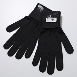 MM6 手袋 SH2TS0002 M13199 グローブ ニット ナンバリングロゴ