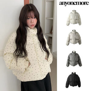 【Anyone more】Grem Flower High Neck String Padding