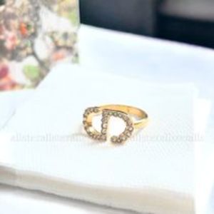 【DIOR】ディオール PETIT CD リング クリスタル 国内発送