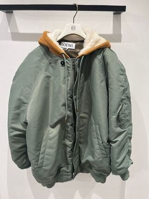 Outlet!【LOEWE】ロエベ シアリングフード ボンバー ジャケット