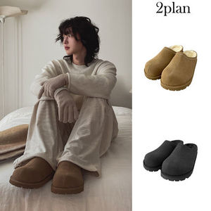 【2plan】Teddy Ugg Slippers