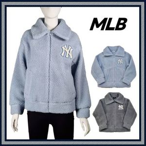 [MLB KOREA] Basic Stand Neck Dumble Fleece Jumper ★人気★