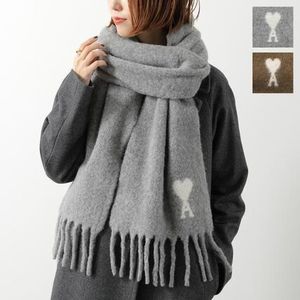 ami paris マフラー USF673.AW0004 ハートロゴ