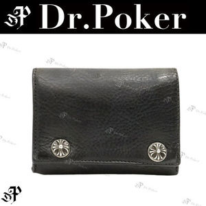 【Chrome Hearts】 ヘビーレザー 3つ折り財布