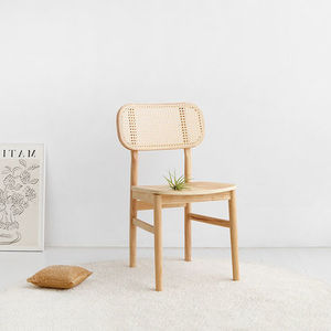 (韓国 MARKET B)  POLIM ラタンナチュラルチェア A型 1247