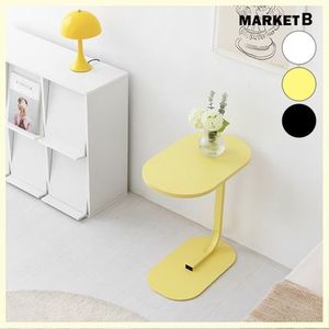 【韓国 MARKET B】スチール×WOODサイドテーブル 2color 880