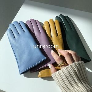 uni's room■4color ラムレザーカラーグローブ AC-AW20-01