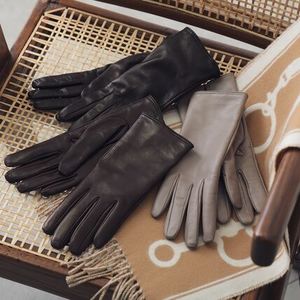 GALA GLOVES 手袋 D025NACA レザー カシミヤ
