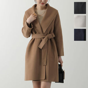 S MAX MARA ガウンコート MESSI ダブルフェイス ベルト付き