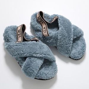 N°21 ファー サンダル SS0533 バックストラップ