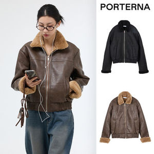 【PORTERNA】Bearon Fur Leather Jacket