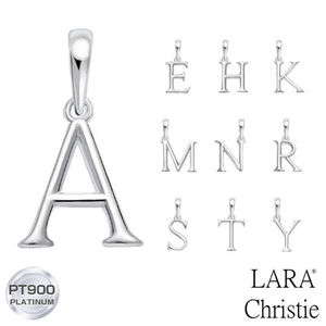 ララクリスティー ペンダントトップ イニシャル プラチナ
