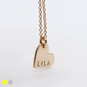 カスタマイズ【LUCA】 Personalized heartネックレス