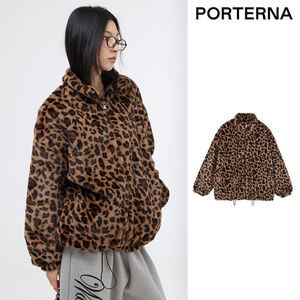 【PORTERNA】Baz Leopard Fleece Shearling Jacket