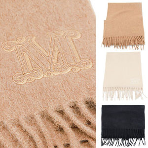 関送込【MAX MARA】WKCLARA ピュア キャメル ストール