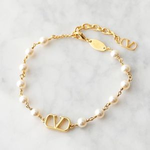 VALENTINO ブレスレット J0G16UXM Vロゴ パール