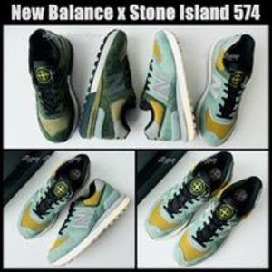 New Balance x Stone Island コラボ 574 U574LGTN スニーカー